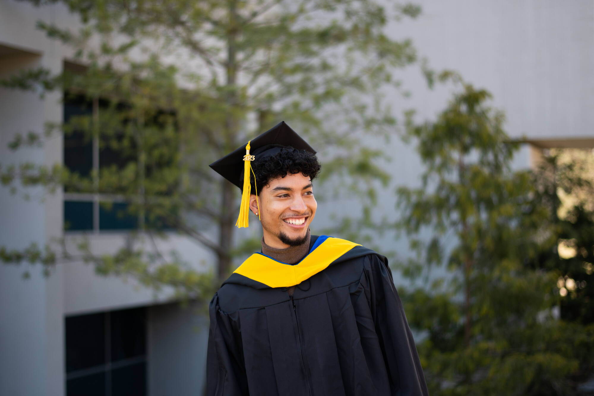 Javier Guillen will earn a master's degree in cell and molecular biology.